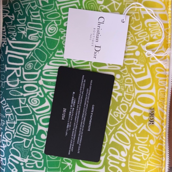 Dior Multicolor Nylon Pochette *new with tags* - Picture 2 of 4